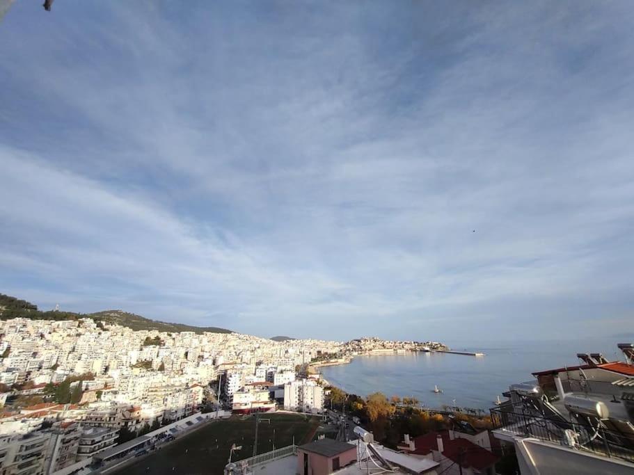דירות קאבאלה Finas Penthouse,Private Terrace,Great View,Mins From Sea מראה חיצוני תמונה