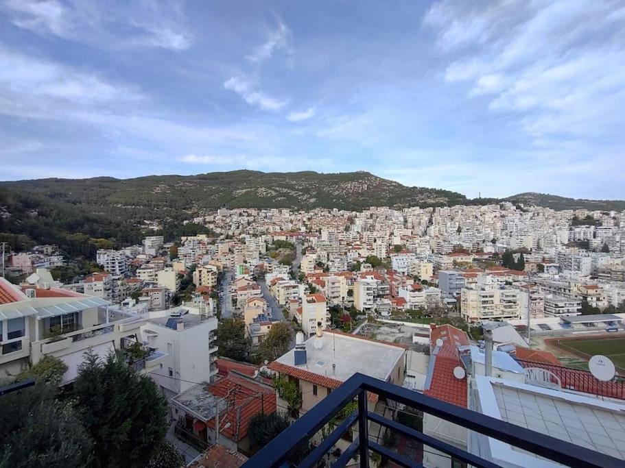 דירות קאבאלה Finas Penthouse,Private Terrace,Great View,Mins From Sea מראה חיצוני תמונה