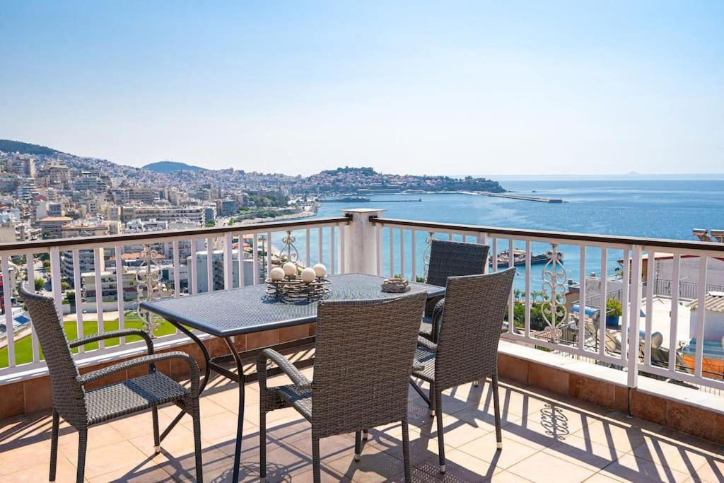 דירות קאבאלה Finas Penthouse,Private Terrace,Great View,Mins From Sea מראה חיצוני תמונה