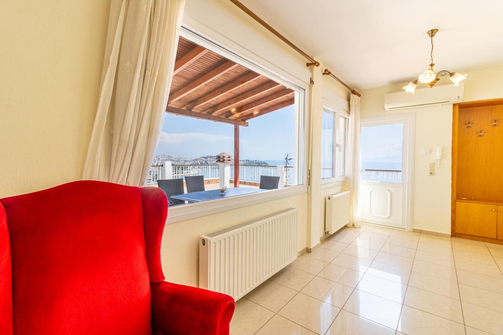 דירות קאבאלה Finas Penthouse,Private Terrace,Great View,Mins From Sea מראה חיצוני תמונה