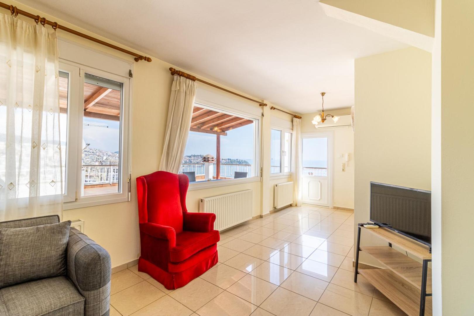 דירות קאבאלה Finas Penthouse,Private Terrace,Great View,Mins From Sea מראה חיצוני תמונה