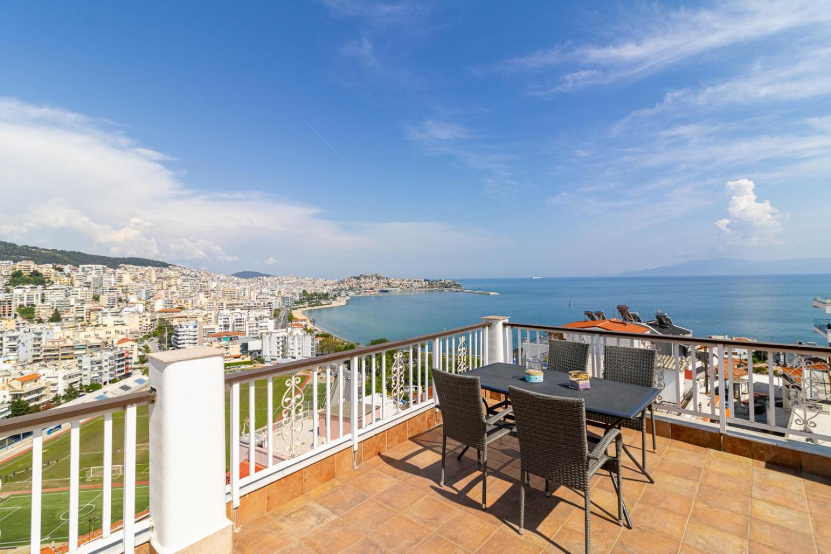 דירות קאבאלה Finas Penthouse,Private Terrace,Great View,Mins From Sea מראה חיצוני תמונה