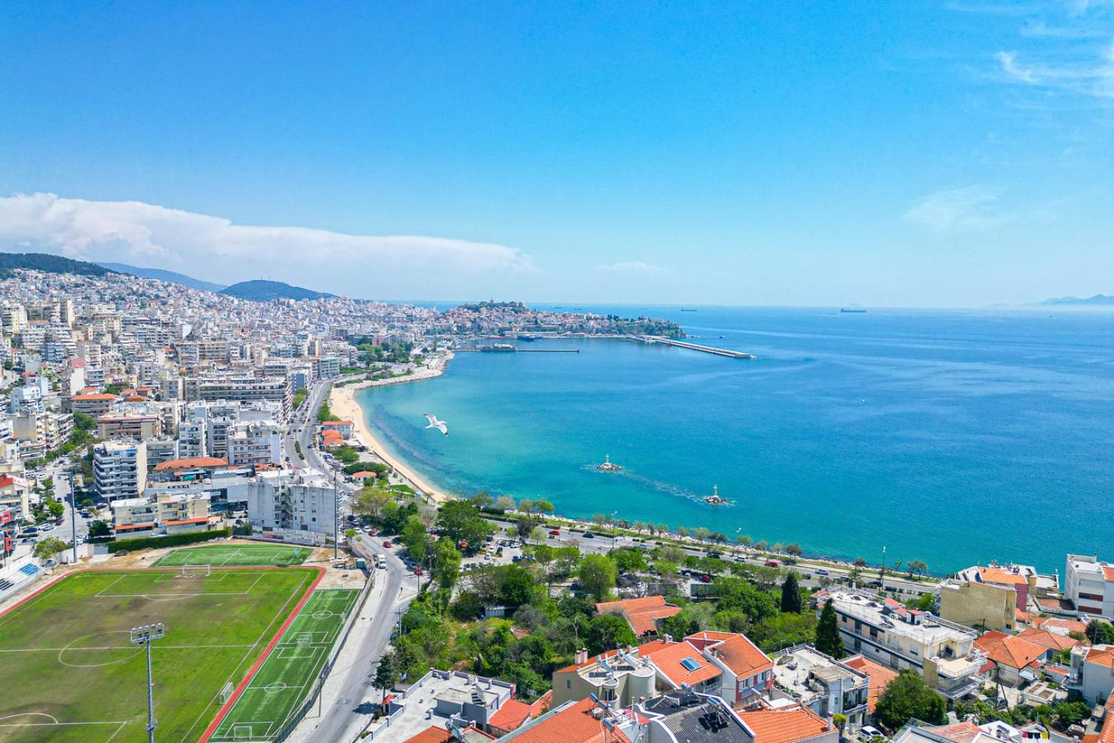 דירות קאבאלה Finas Penthouse,Private Terrace,Great View,Mins From Sea מראה חיצוני תמונה